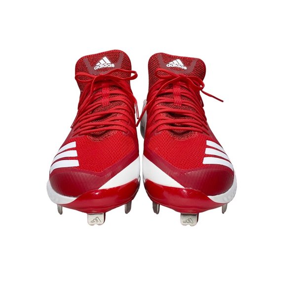 Adidas Icon Bounce Hybrid Red Baseball Cleats NWT - Picture 7 of 15